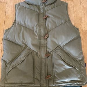 Patagonia cloth and down filled men’s vest.